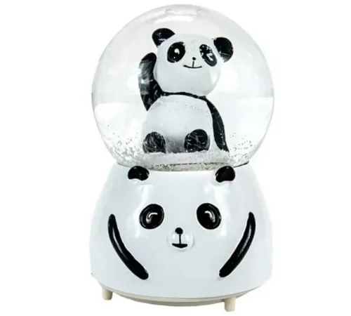 Siyah-Beyaz Panda Kar Küresi Orta Boy