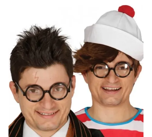 Siyah Çerçeveli Numarasız Camlı Öğrenci Şaka Gözlüğü 1 Adet