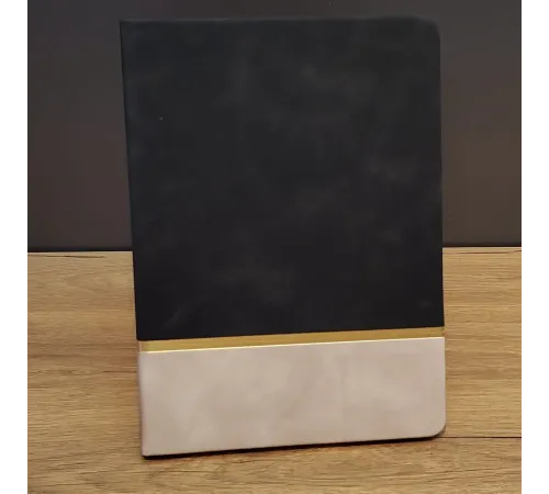 Siyah Çizgili Deri Defter