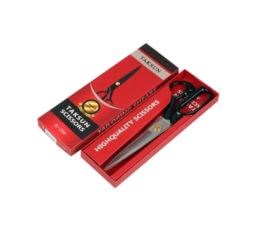 Siyah Saplı Kutulu Terzi Makası A-255 30 CM