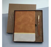 Soft Deri Defter Ve Roller Kalem Seti