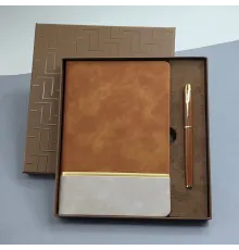 Soft Deri Defter Ve Roller Kalem Seti