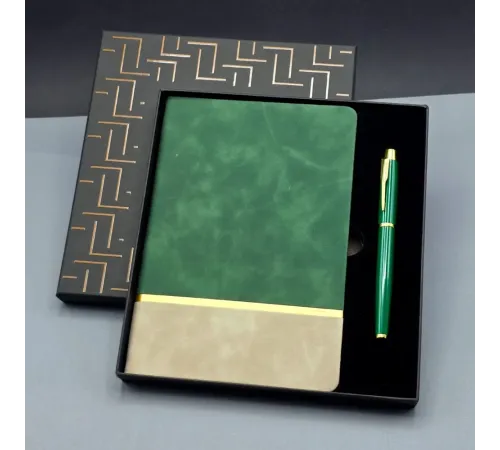 Soft Tarihsiz Deri Defter Kalem