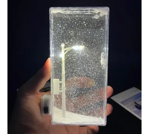 Sokak Lambalı Kar Küresi