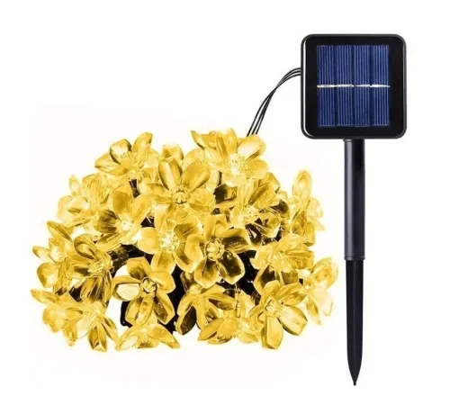 Solar 5m 50 Led Papatya Gün Işığı 8 Fonksiyonlu