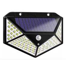 Solar Hareket Sensörlü Duvar Lambası 100 Led MZ-303