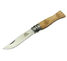 Sterling T0221 Bahçe Çakı 16 cm - Ahşap Sap, Bilezikli, Kılıflı