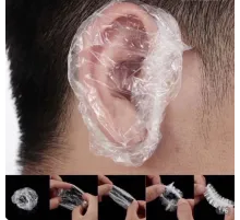 Su Geçirmez Kulak Örtüleri Su Geçirmez Kulak Kapları Duş İçin 100 Adet