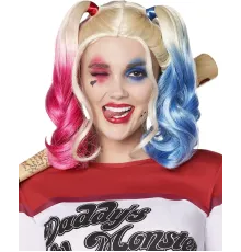 Suicide Squad Harley Quinn Kostüm Peruk