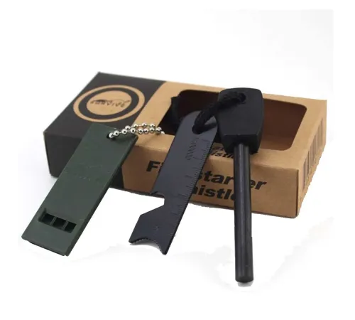 Survive Magnezyum Çubuğu Ateş Başlatıcı Çakmak Taşı