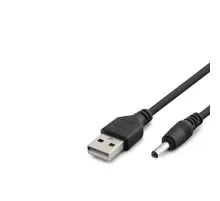 Tablet Şarj Kablosu Usb To 3.5*1.35 1M Siyah HDX1320