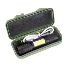 Taktik El Feneri Usb Şarj Edilebilir Kamp Feneri Cob Zumlanabilir Mini Taşınabilir El Feneri Ws-5454