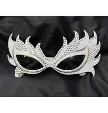 Taşlı Göz Kamaştıran Gecenin Yıldızı Beyaz Parti Alev Gözlük