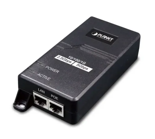 Tek Port Çoklu Gigabit 802.3at PoE+ Injector (30 Watt)<br>
Single-port Multigigabit 802.3at PoE+ Injector (30 Watts)