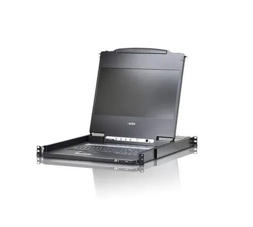 Tek Rayda Hareket Eden, Sürgülü Kasaya Sahip, KVM Switch&#039;i Olmayan, Türkçe Klavye, Touchpad ve 17.3" HDMI/DVI/VGA LCD Ekranı Bulunan Konsol, Konsol Sayısı 2 (İlave konsol portları sayesinde 2 lokal kullanıcı çalışabilir.) <br>
Single R