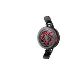 Telefon Soğutucu Fan Radyatör Magsafe Klips 2Kademe Rgb Siyah HDX4369