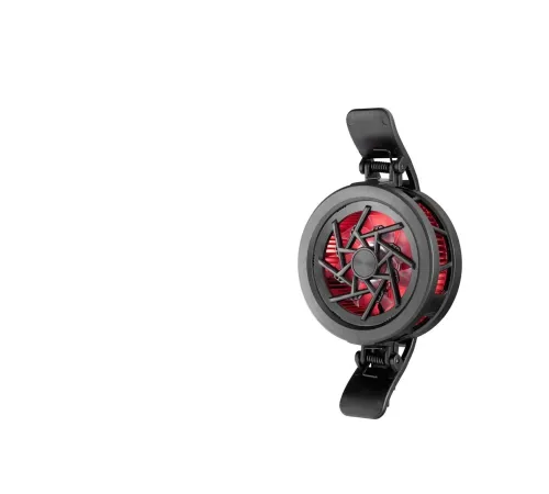 Telefon Soğutucu Fan Radyatör Magsafe Klips 2Kademe Rgb Siyah HDX4369