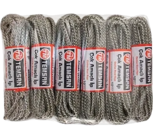 Temsan 10 mt Çok Amaçlı İp 12'li