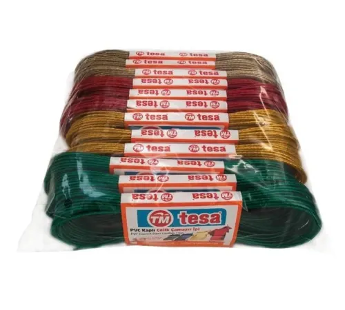 Temsan 12' li PVC Kaplama 10 Metre Çelik Çamaşır İpi