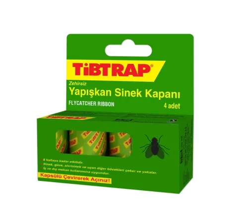 Tibtrap Yapışkan Sinek Kapanı 4 Lü