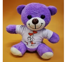 Tişörtlü Peluş Oyuncak Ayı