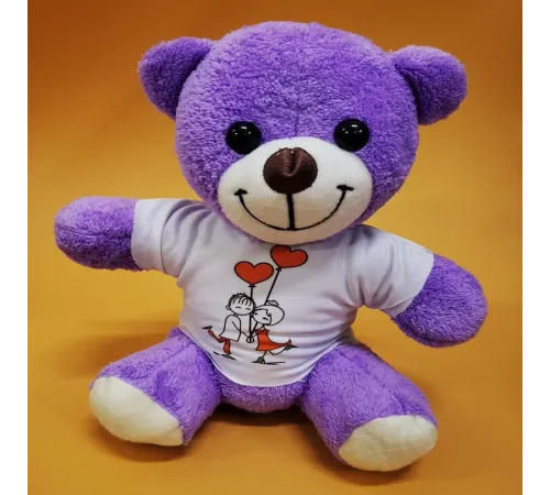Tişörtlü Peluş Oyuncak Ayı