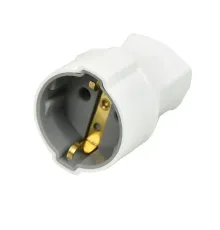 Topraklı Dişi Fiş Beyaz