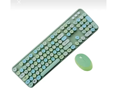Tr Mofii Sweet Yeşil Klavye Mause Set