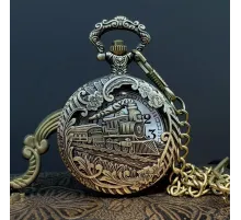 Tren Tasarımlı Köstekli Saat