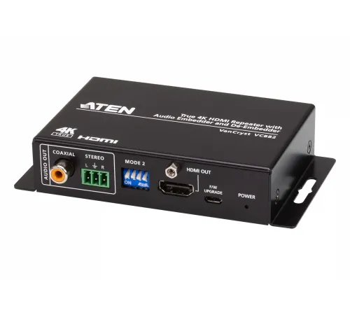 True 4K HDMI Repeater with Audio Embedder and De-Embedder