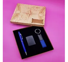 Tükenmez Kalem Çakmak Anahtarlık Seti