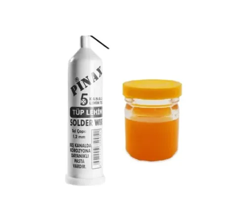 Tüp Lehim Teli 25 Gr 1.2mm + Lehim Pastası - 40gr