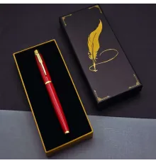 Tüylü Kalem Motif Kutulu Kırmızı Roller Kalem