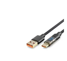 Type-C To Usb Kablo Akıllı 35W 1.2M Siyah HDX1300K
