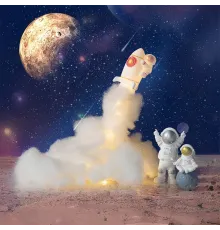 Uçan Astronot Tasarımlı Gece Lambası