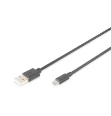 USB 2.0 Bağlantı Kablo, USB A Erkek <> Mikro USB B Erkek, 1 metre, AWG 28, UL, siyah renk