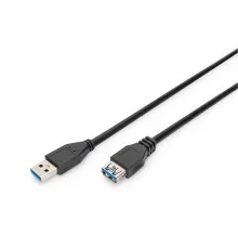 USB 3.0 Uzatma Kablosu, USB A erkek - USB A dişi, 1.8 metre, AWG 28, 2x zırhlı, UL, siyah