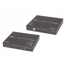 USB DisplayPort Dual View HDBaseT™ 2.0 KVM (Keyboard/Video Monitor/Mouse) Mesafe Uzatma Cihazı (4K@100m Tek Ekran için)<br>
USB DisplayPort Dual View HDBaseT™ 2.0 KVM Extender (4K@100m for Single View)