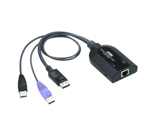 USB DisplayPort Sanal Medya KVM Adaptörü (Akıllı Kart Okuyucu ve Audio De-Embedder Destekler)<br>
USB DisplayPort Virtual Media KVM Adapter (Support Smart Card Reader and Audio De-Embedder)