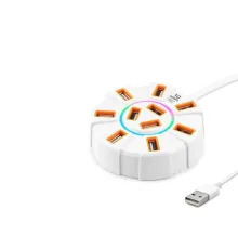 Usb Hub 10*Usb 1.2M Beyaz HDX7034