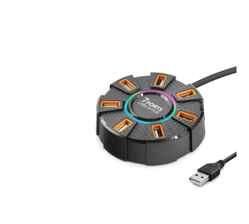 Usb Hub 7*Usb 1.2M Siyah HDX7035