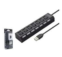 Usb Hub 7*Usb Siyah HDX7001