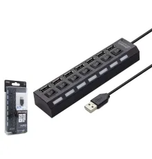 Usb Hub 7*Usb Siyah HDX7001