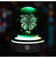 Usb li Dönen Yonca Cam Küre