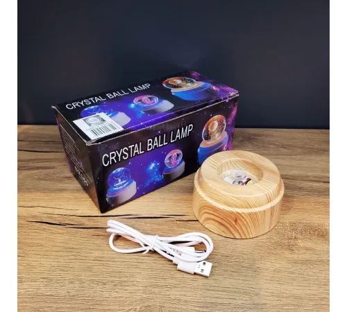 Usb li Kalp Tasarımlı Dönen Cam Küre