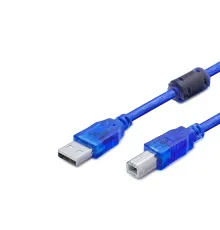 Usb Prınter Kablosu 1.5M Mavi Transparent HDX7501