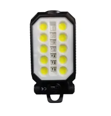 USB Şarjlı Çalışma Kamp Işıldak Lamba Katlanır Mıklatıslı Ayak 2525