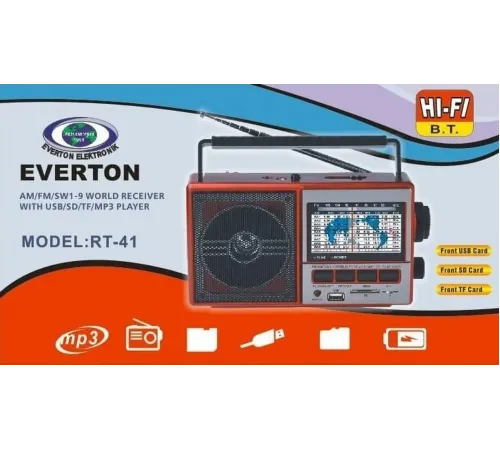 Usb Sd Fm Sw3 Radyo RT 41