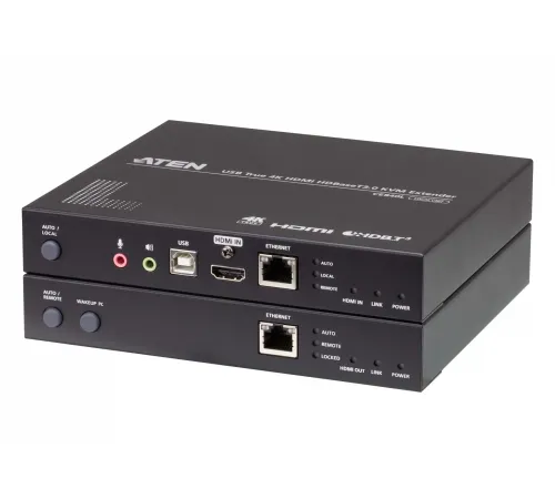 USB True 4K HDMI HDBaseT 3.0 KVM Extender (4K@100m)