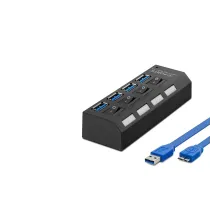 Usb3.0 Hub 4*Usb 50Cm Siyah HDX7023